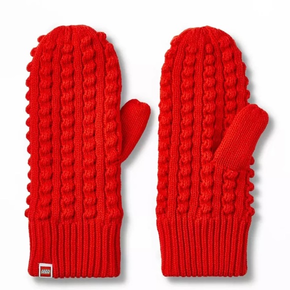 Lego Accessories - Lego x Target Adult Textured Sweater Knit Mittens
